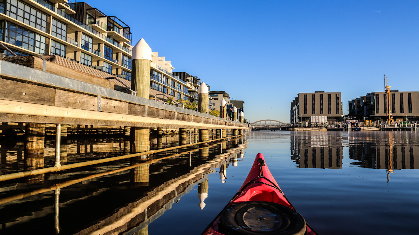 Kingston foreshore water kayak